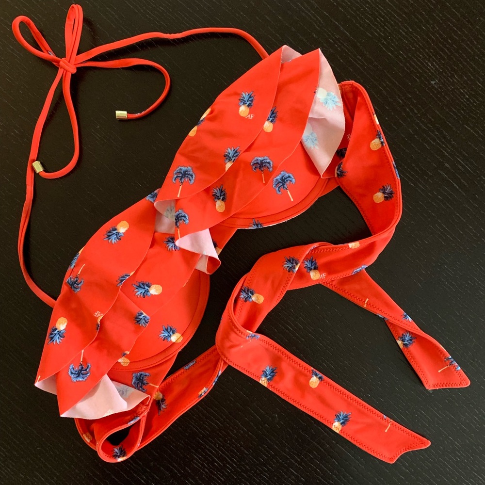 Ruffle Bandeau w/ Pineapples